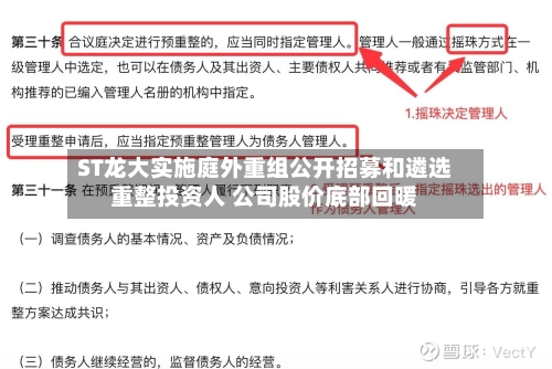 ST龙大实施庭外重组公开招募和遴选重整投资人 公司股价底部回暖-第2张图片
