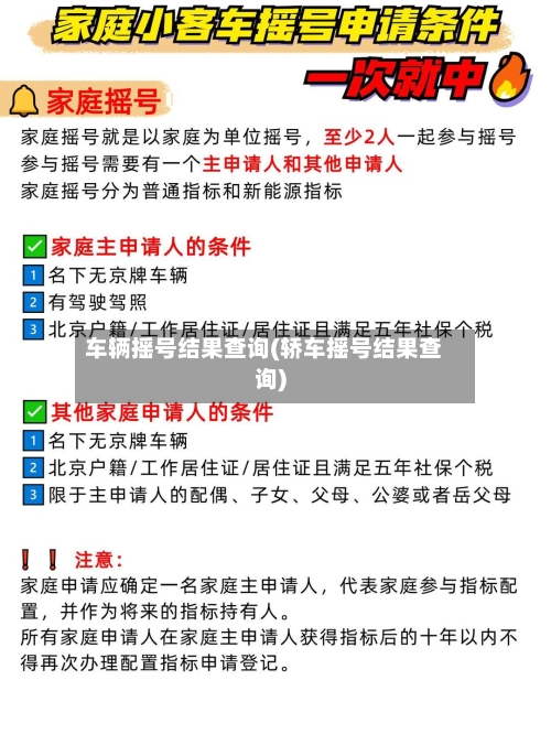 车辆摇号结果查询(轿车摇号结果查询)-第3张图片