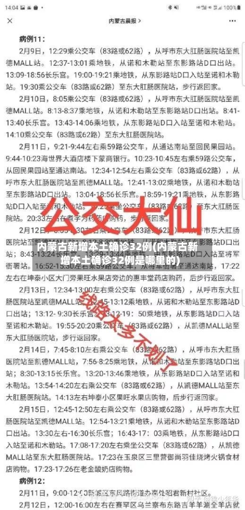 内蒙古新增本土确诊32例(内蒙古新增本土确诊32例是哪里的)-第3张图片