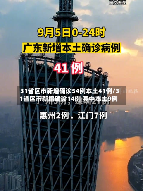31省区市新增确诊54例本土41例/31省区市新增确诊14例 其中本土9例-第2张图片