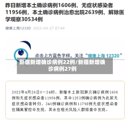 新疆新增确诊病例22例/新疆新增确诊病例27例