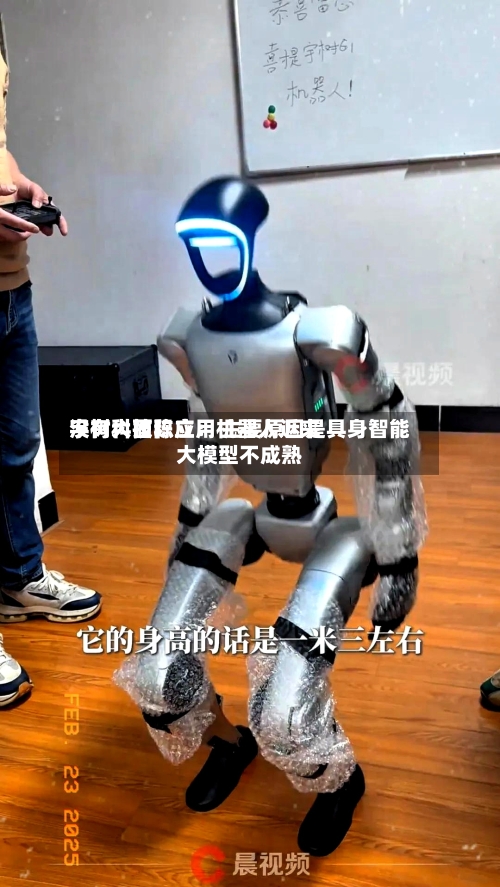 宇树科技陈立：机器人近来没有大面积应用 主要原因是具身智能大模型不成熟