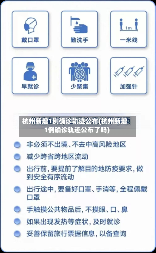 杭州新增1例确诊轨迹公布(杭州新增1例确诊轨迹公布了吗)