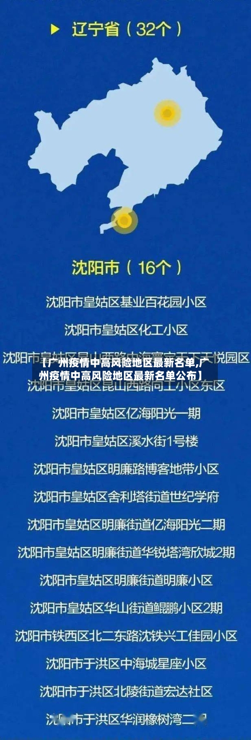 【广州疫情中高风险地区最新名单,广州疫情中高风险地区最新名单公布】