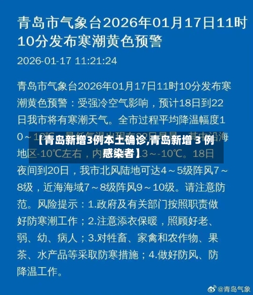 【青岛新增3例本土确诊,青岛新增 3 例感染者】-第3张图片