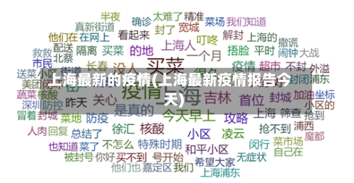 上海最新的疫情(上海最新疫情报告今天)-第2张图片