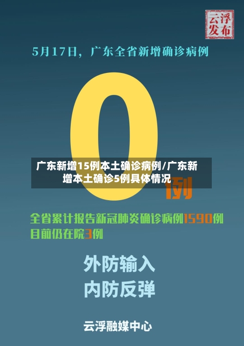 广东新增15例本土确诊病例/广东新增本土确诊5例具体情况