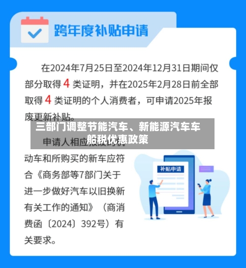 三部门调整节能汽车、新能源汽车车船税优惠政策