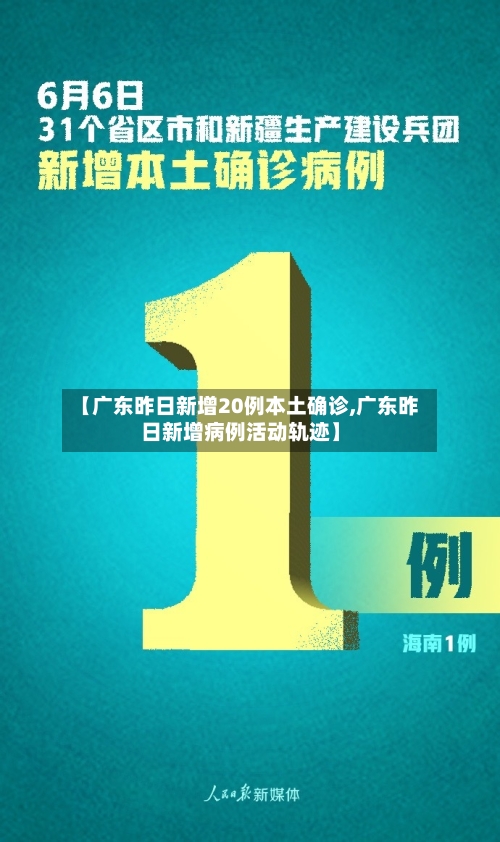 【广东昨日新增20例本土确诊,广东昨日新增病例活动轨迹】