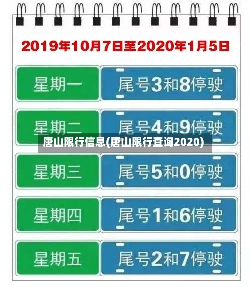唐山限行信息(唐山限行查询2020)