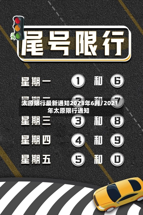 太原限行最新通知2023年6月/2021年太原限行通知