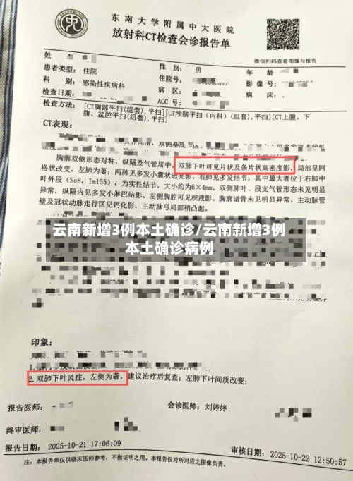 云南新增3例本土确诊/云南新增3例本土确诊病例