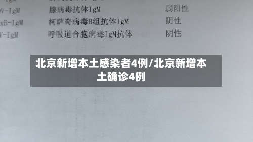 北京新增本土感染者4例/北京新增本土确诊4例-第3张图片