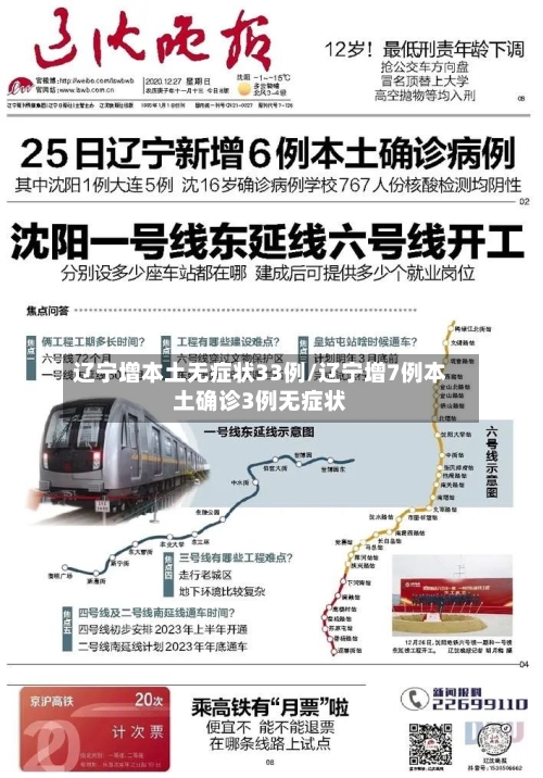 辽宁增本土无症状33例/辽宁增7例本土确诊3例无症状