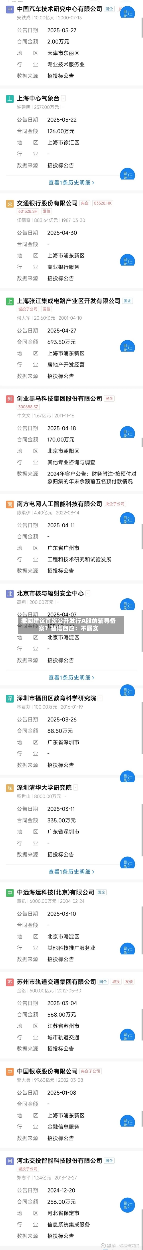 撤回建议首次公开发行A股的辅导备案？智谱回应：不属实