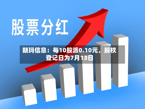 朗玛信息：每10股派0.10元，股权登记日为7月13日