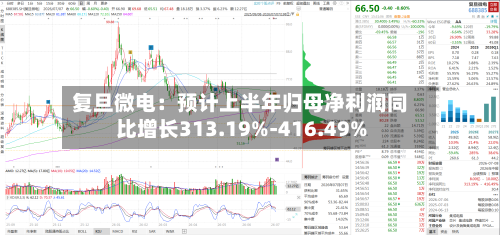 复旦微电：预计上半年归母净利润同比增长313.19%-416.49%-第2张图片