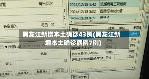 黑龙江新增本土确诊43例(黑龙江新增本土确诊病例7例)-第2张图片