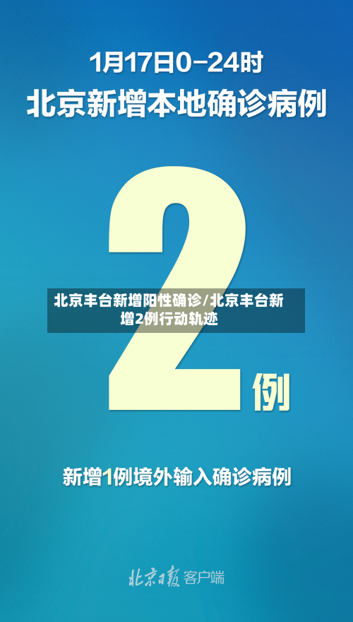 北京丰台新增阳性确诊/北京丰台新增2例行动轨迹-第3张图片