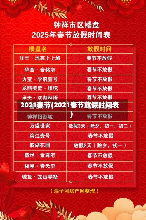 2021春节(2021春节放假时间表)-第2张图片