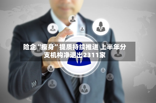 险企“瘦身”提质持续推进 上半年分支机构净退出2311家-第3张图片