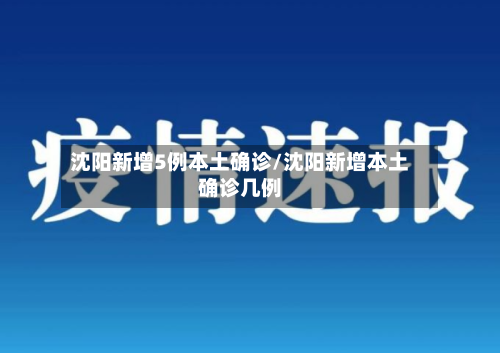 沈阳新增5例本土确诊/沈阳新增本土确诊几例