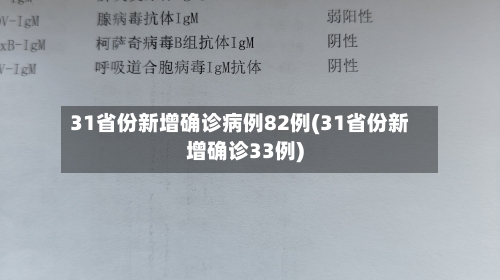 31省份新增确诊病例82例(31省份新增确诊33例)