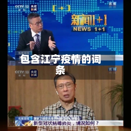 包含江宁疫情的词条