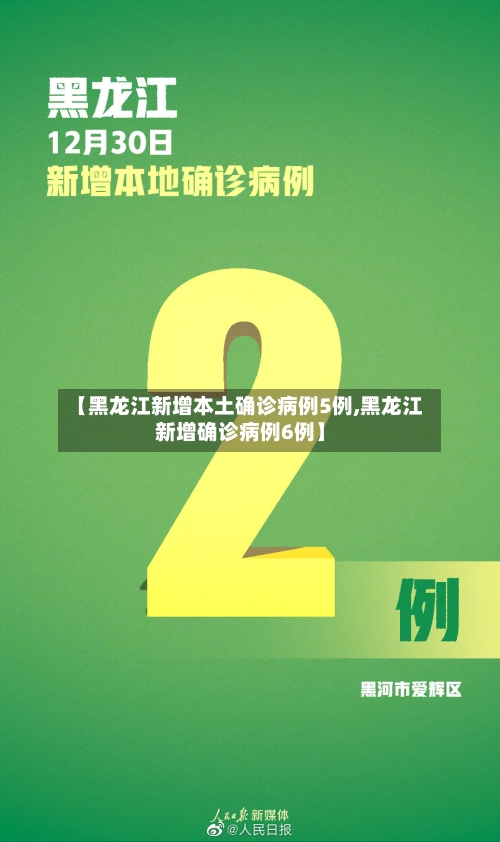【黑龙江新增本土确诊病例5例,黑龙江新增确诊病例6例】