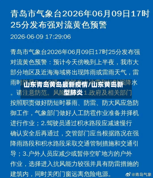 山东青岛黄岛最新疫情/山东黄岛新型肺炎-第2张图片