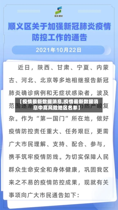 【疫情最新数据消息,疫情最新数据消息中高风险地区名单】