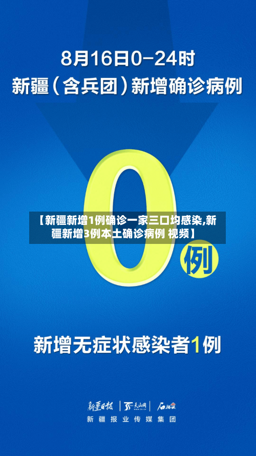 【新疆新增1例确诊一家三口均感染,新疆新增3例本土确诊病例 视频】-第3张图片