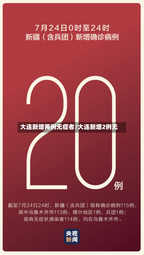 大连新增两例无症者/大连新增2例无