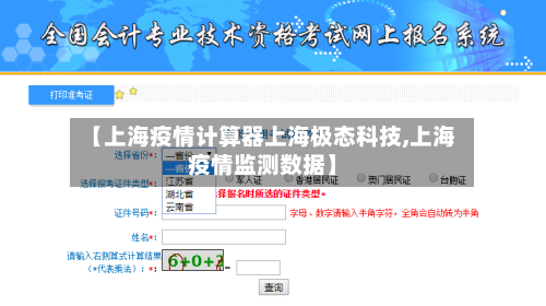 【上海疫情计算器上海极态科技,上海疫情监测数据】-第2张图片