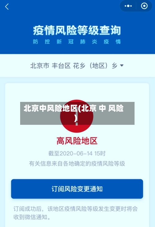 北京中风险地区(北京 中 风险)-第2张图片