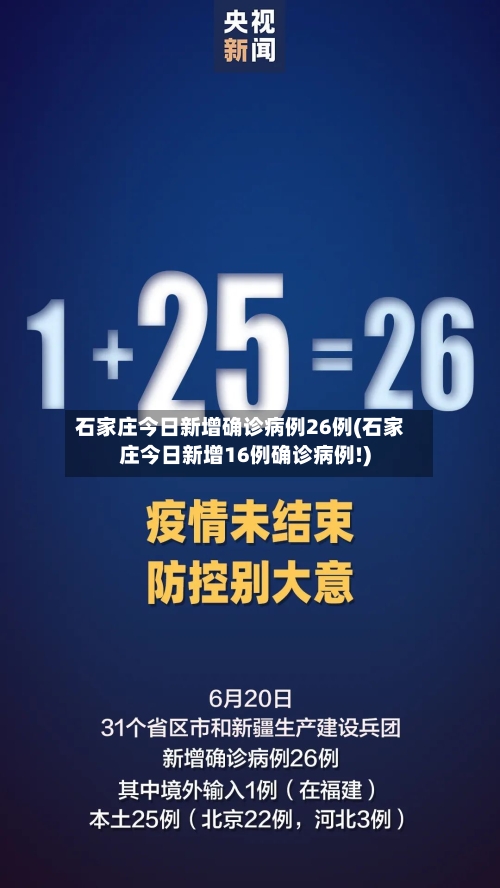 石家庄今日新增确诊病例26例(石家庄今日新增16例确诊病例!)-第3张图片