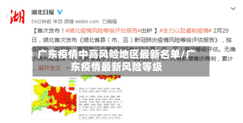 广东疫情中高风险地区最新名单/广东疫情最新风险等级