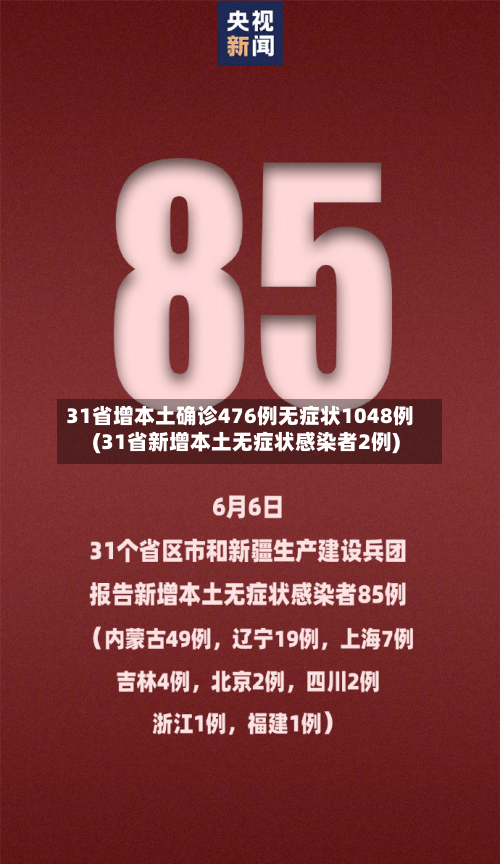 31省增本土确诊476例无症状1048例(31省新增本土无症状感染者2例)-第3张图片