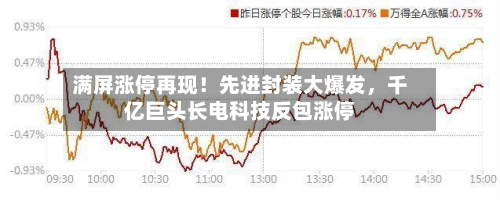 满屏涨停再现！先进封装大爆发，千亿巨头长电科技反包涨停