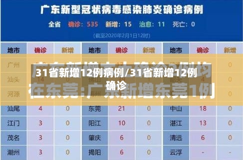 31省新增12例病例/31省新增12例确诊-第2张图片