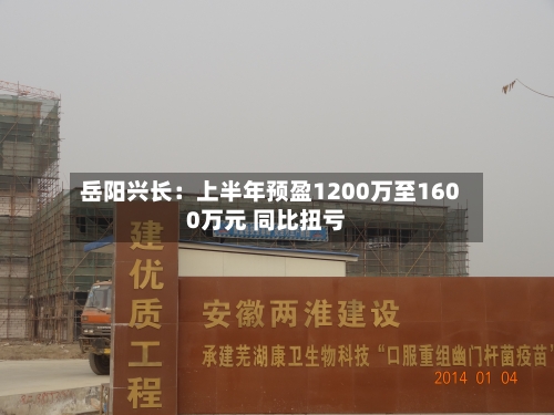 岳阳兴长：上半年预盈1200万至1600万元 同比扭亏-第2张图片