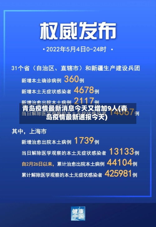 青岛疫情最新消息今天又增加9人(青岛疫情最新通报今天)