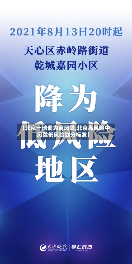 【北京一地调为高风险,北京高风险中风险低风险划分标准】