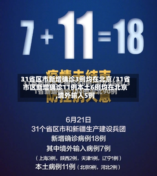 31省区市新增确诊3例均在北京/31省市区新增确诊11例本土6例均在北京,境外输入5例-第2张图片