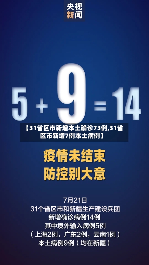 【31省区市新增本土确诊73例,31省区市新增7例本土病例】-第2张图片