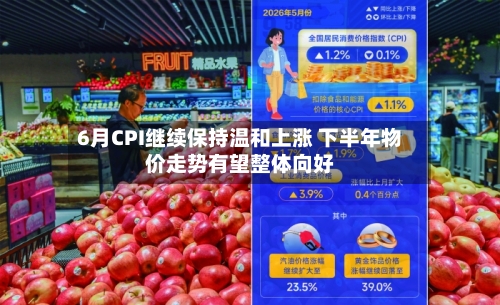 6月CPI继续保持温和上涨 下半年物价走势有望整体向好-第2张图片