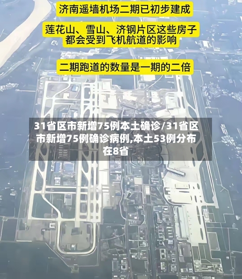 31省区市新增75例本土确诊/31省区市新增75例确诊病例,本土53例分布在8省