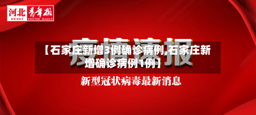【石家庄新增3例确诊病例,石家庄新增确诊病例1例】-第2张图片