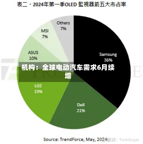 机构：全球电动汽车需求6月续增