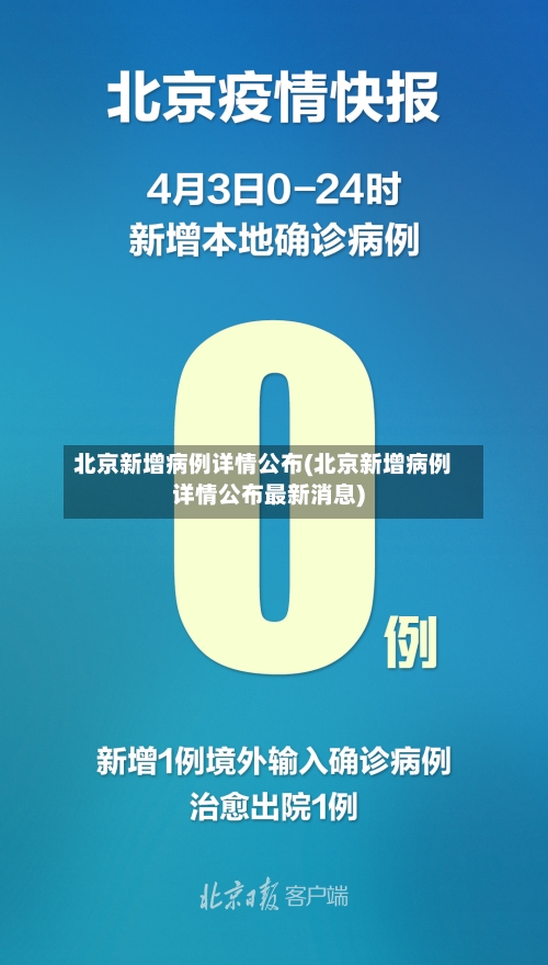 北京新增病例详情公布(北京新增病例详情公布最新消息)-第2张图片